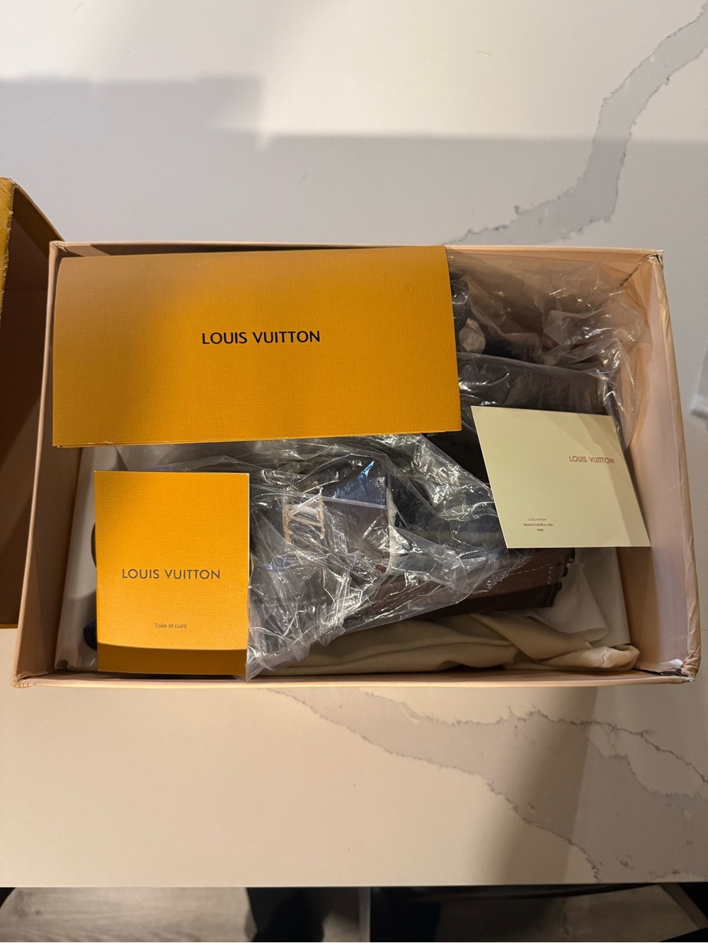 Louis Vuitton Brown Leather Monogram LV Buckle Loafers image 8